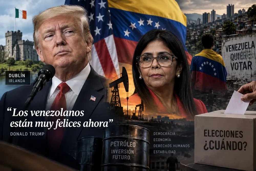 Trump y Delcy